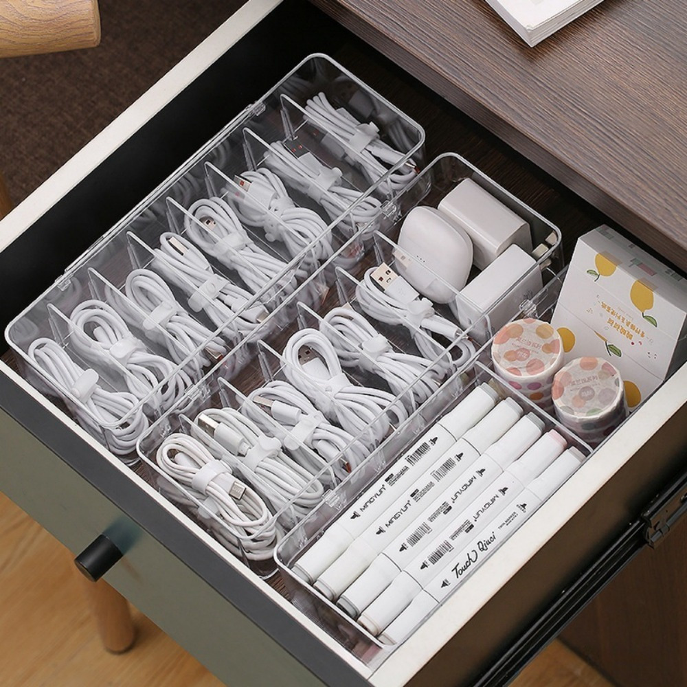 Cable Management Box - Organisateur de câbles multifonctionnel, boîte de