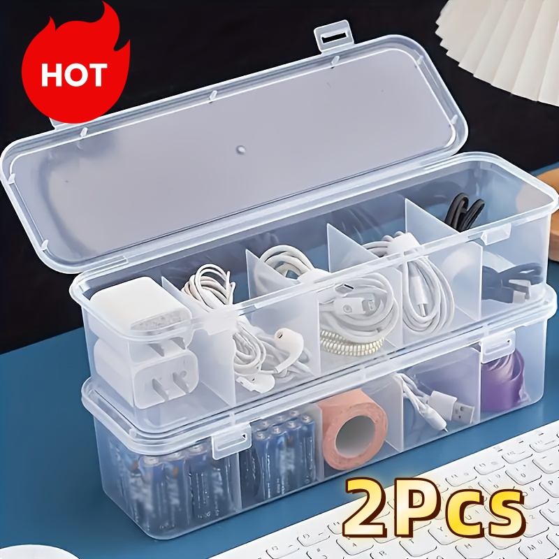 Cable Management Box - Lot de 2 grandes boîtes de