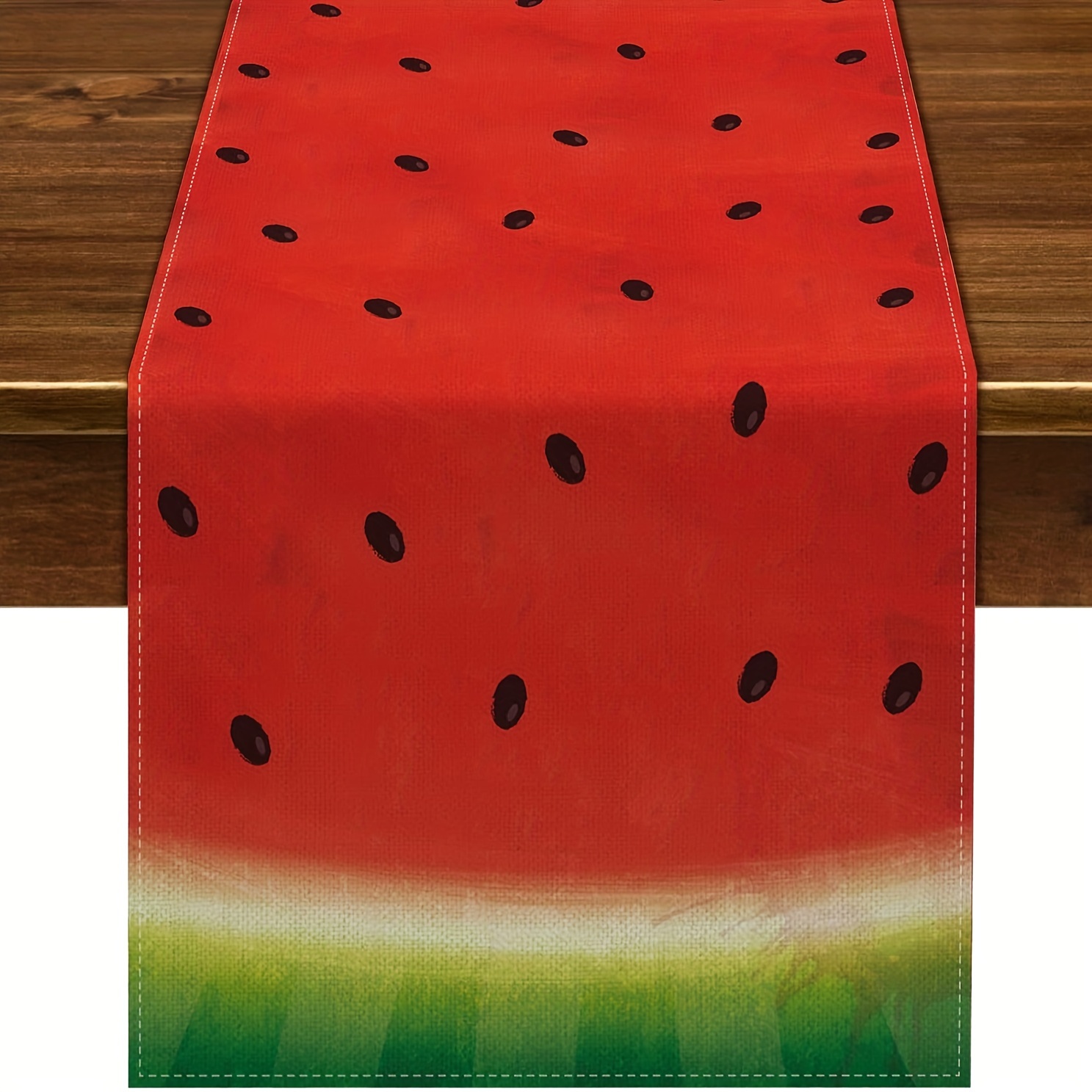 Home Office News - Nappe d'été durable à motif pastèque