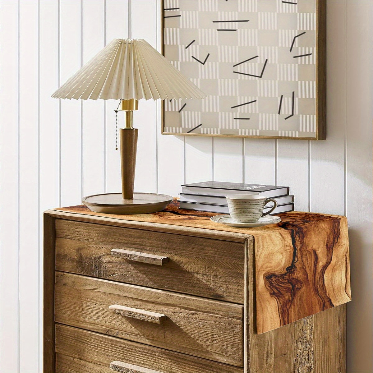 Chemin de table en bois nature - Home Office News avis et prix
