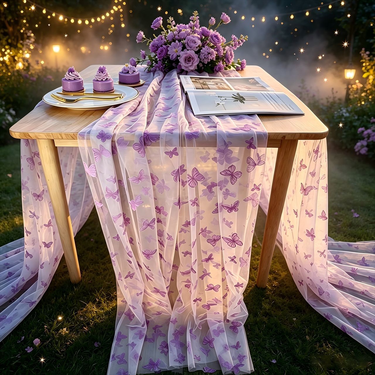 Chemin de table en tulle nylon - Home Office News avis et prix