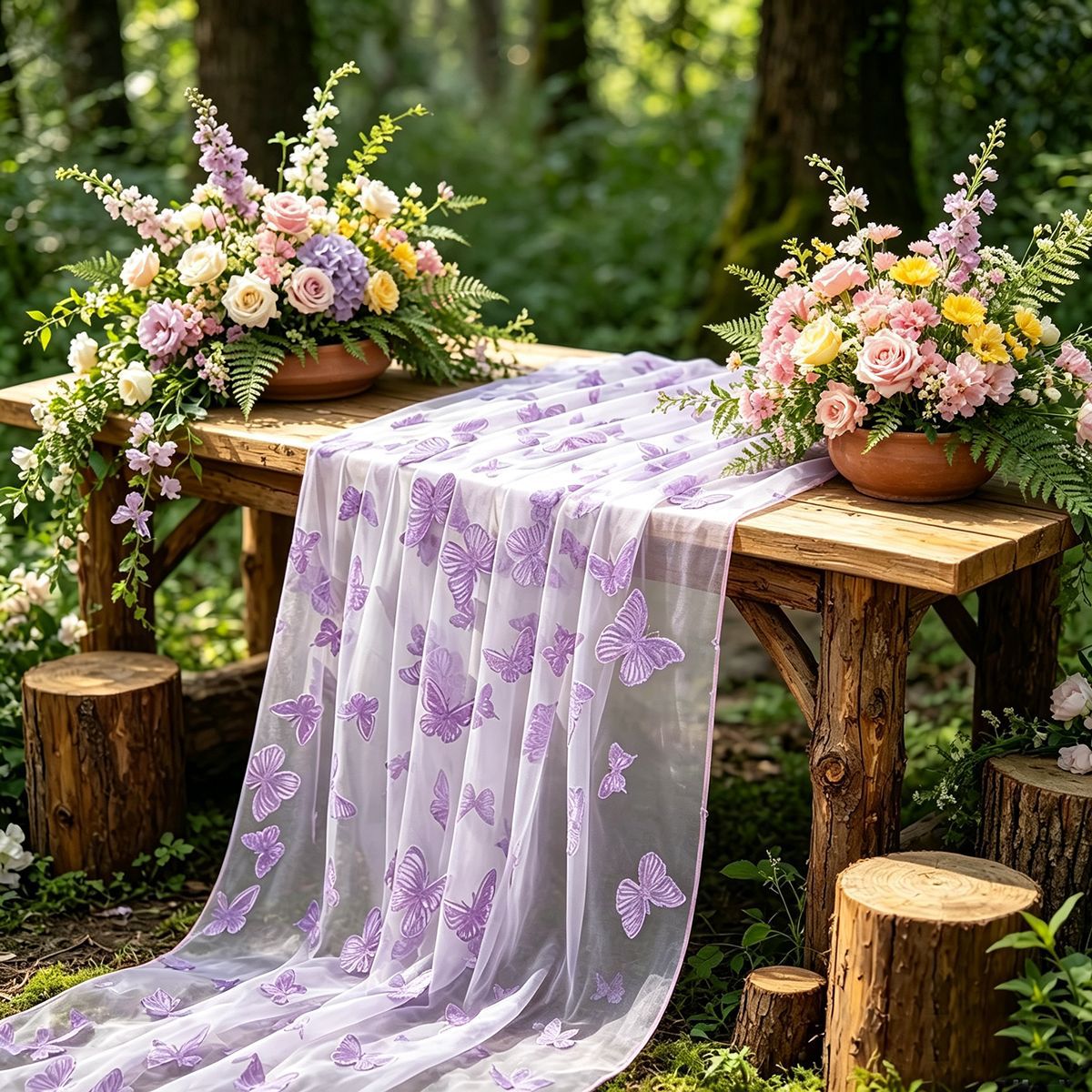 Chemin de table en tulle nylon - Home Office News avis et prix