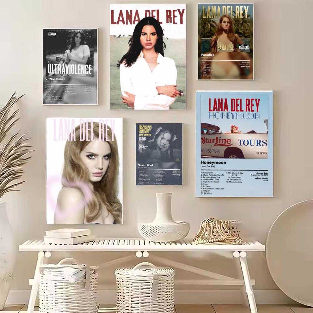 Affiche Singer L-Lana Del Rey, - Home Office Wallpaper avis et prix