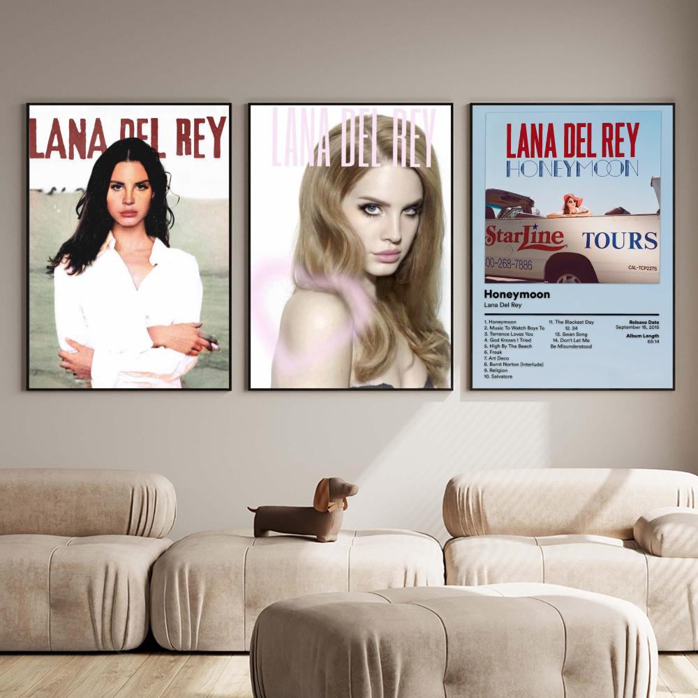 Affiche Singer L-Lana Del Rey, - Home Office Wallpaper avis et prix