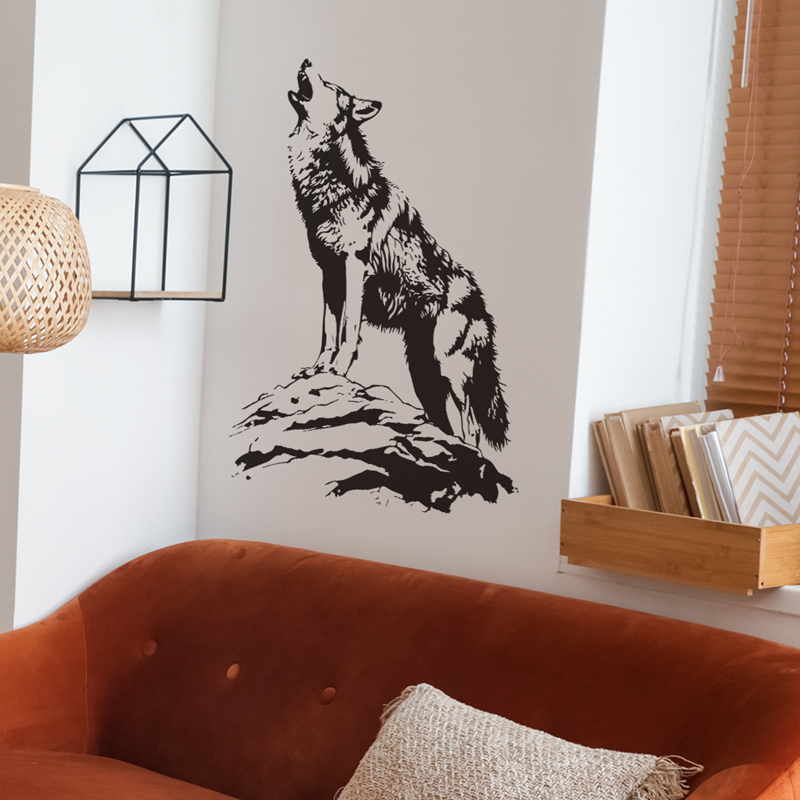 Affiche animale 3D loup solita - Home Office Wallpaper avis et prix