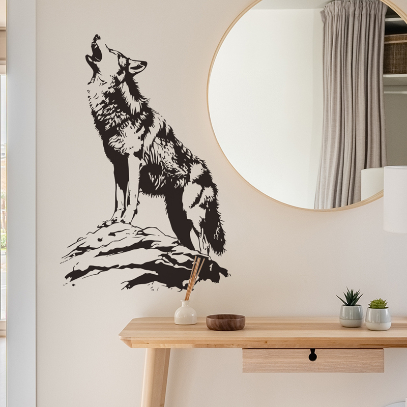 Affiche animale 3D loup solita - Home Office Wallpaper avis et prix