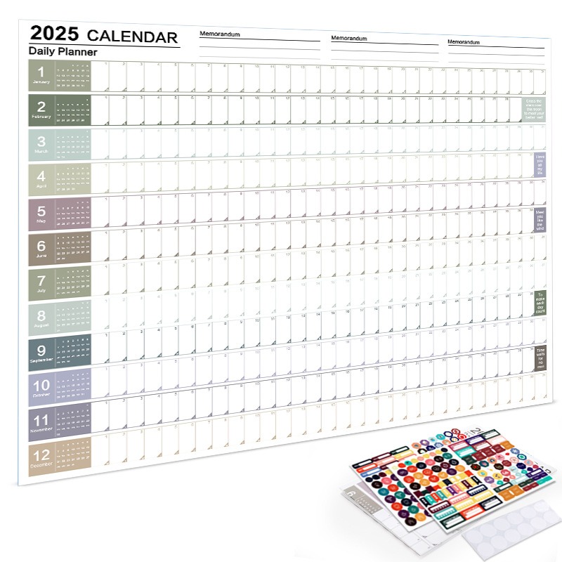 Calendrier mural 2026 2025, an - Home Office Wallpaper avis et prix