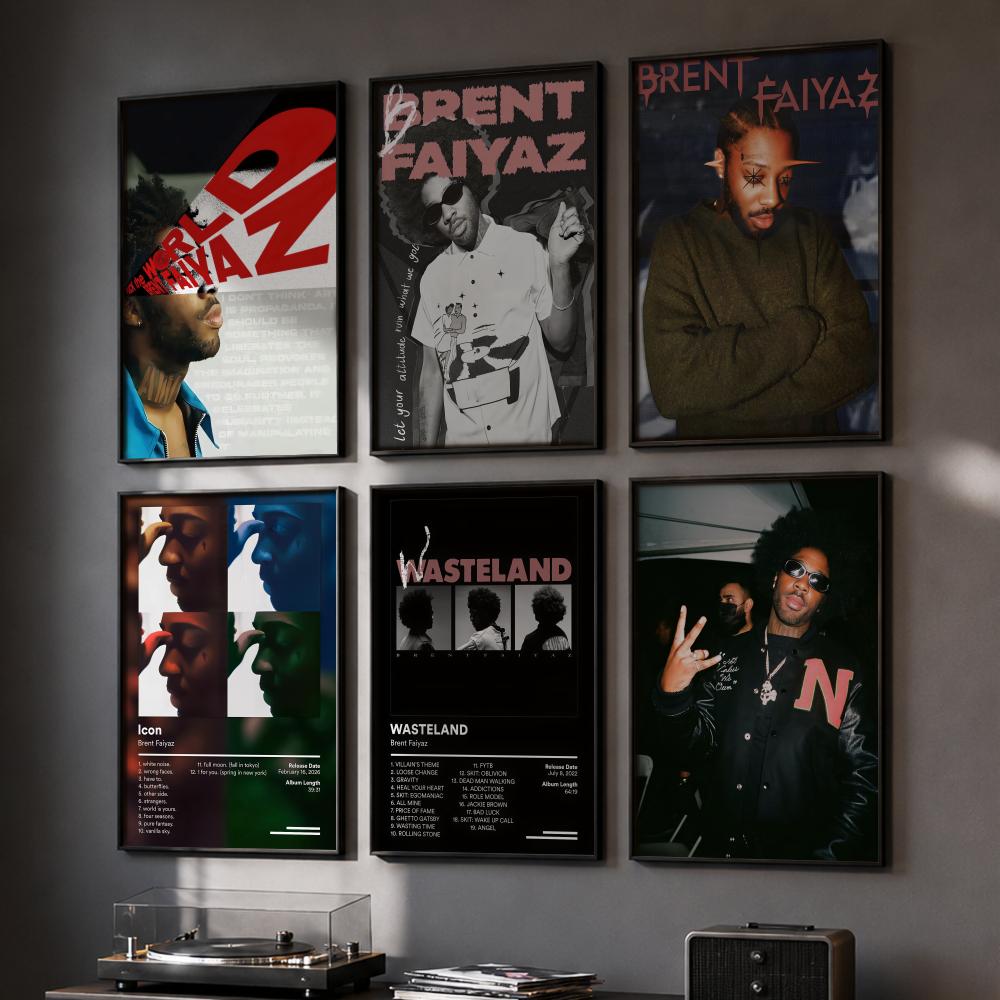 Affiche B-Brent Faiyaz Singer  - Home Office Wallpaper avis et prix