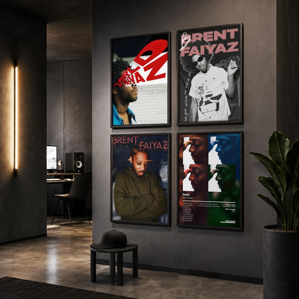 Affiche B-Brent Faiyaz Singer  - Home Office Wallpaper avis et prix