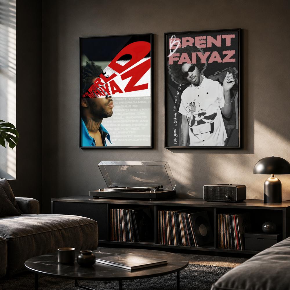 Affiche B-Brent Faiyaz Singer  - Home Office Wallpaper avis et prix