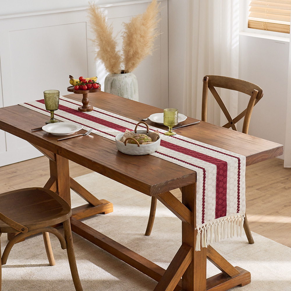 Drapeaux de table blancs et ro - Home Office News avis et prix