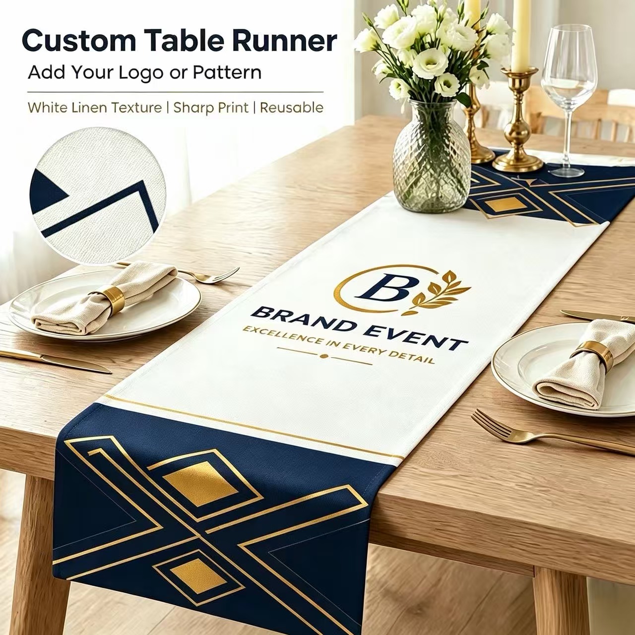Chemin de table personnalisé a - Home Office News avis et prix