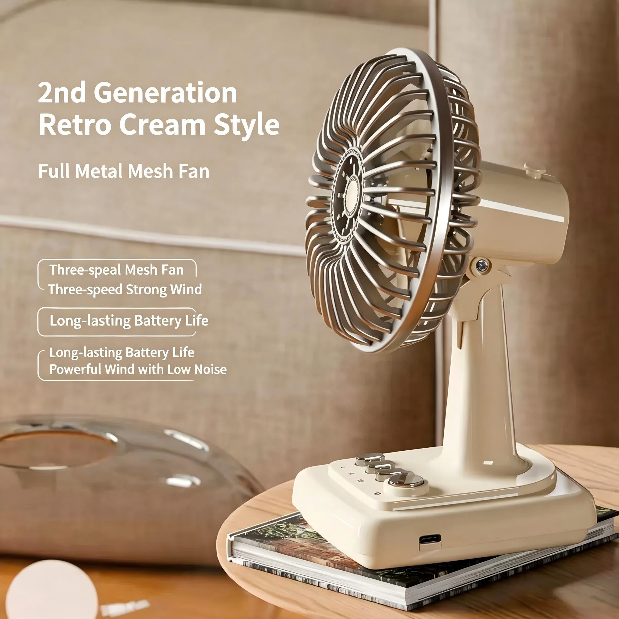 Ventilateur de bureau rétro en - Home Office Student avis et prix