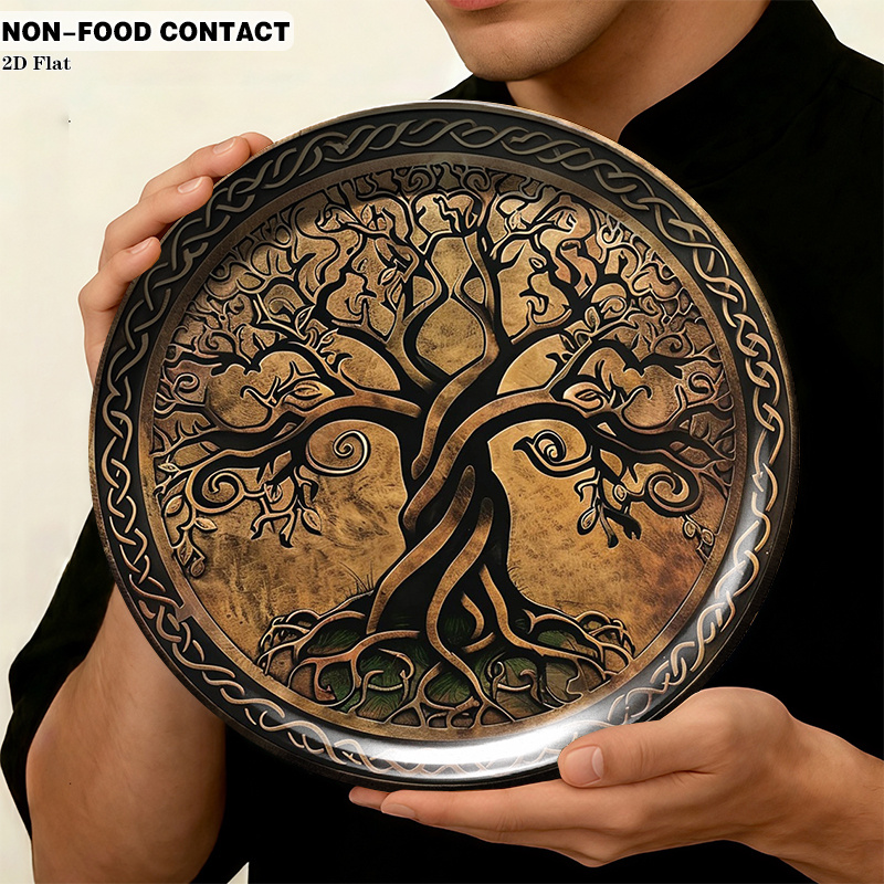 Assiette murale ronde en céram - Home Office Contact avis et prix
