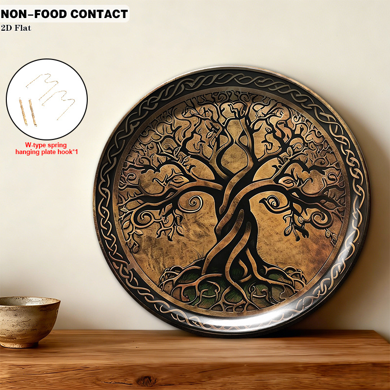 Assiette murale ronde en céram - Home Office Contact avis et prix