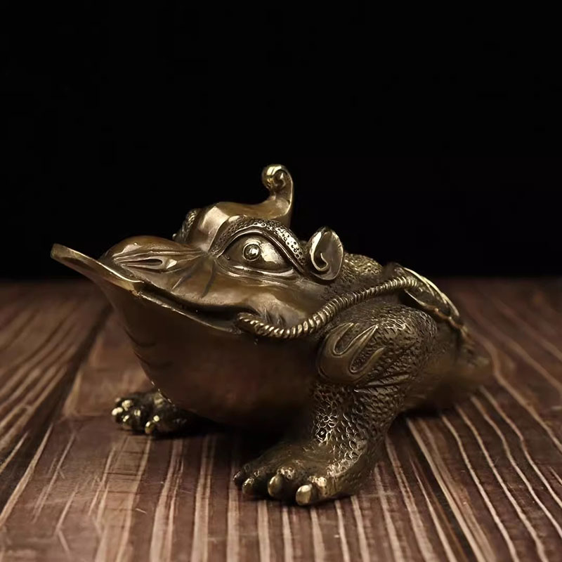 Statue de crapaud d'argent à t - Home Office Gif avis et prix