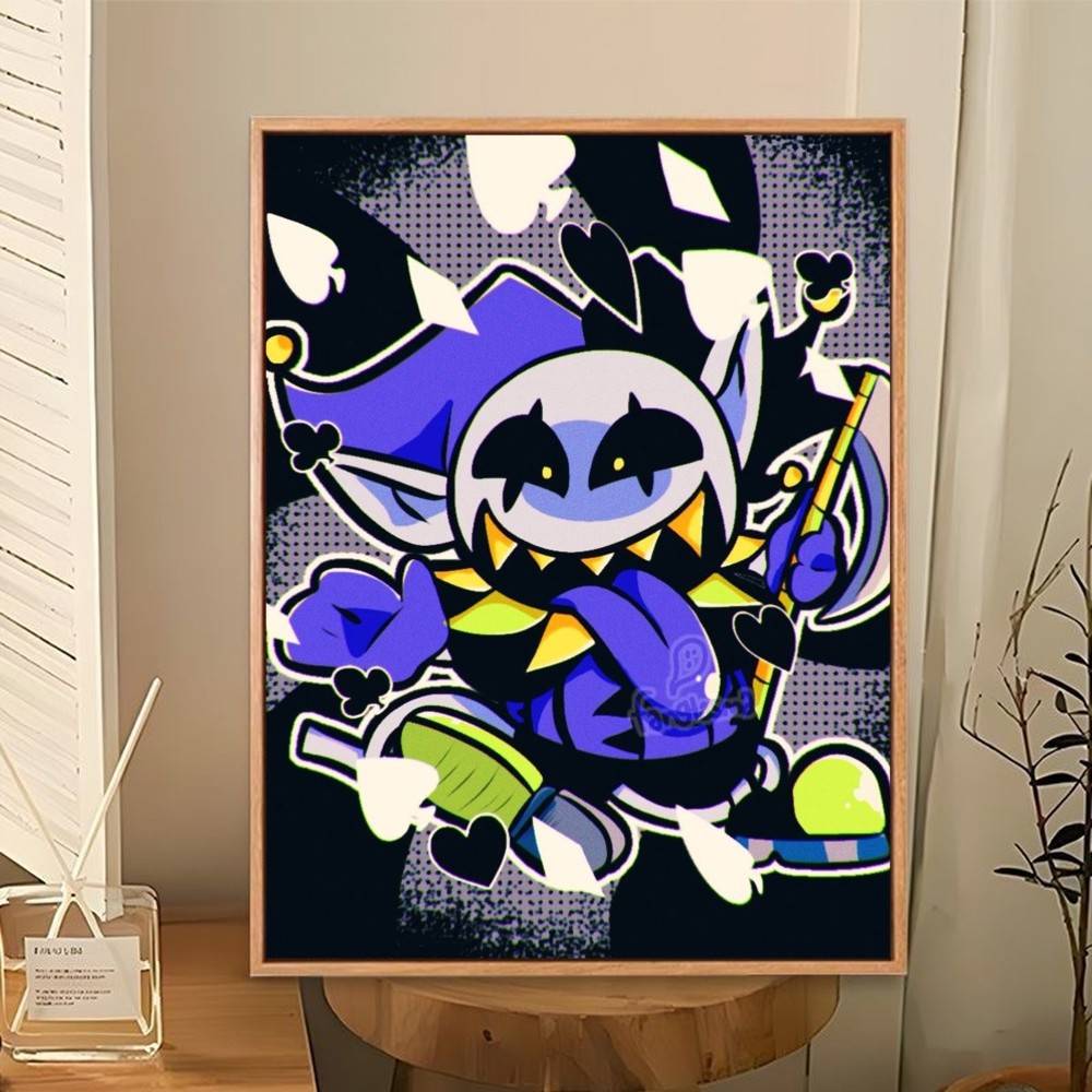 Broche D-Deltarune Jevil, affi - Home Office Wallpaper avis et prix