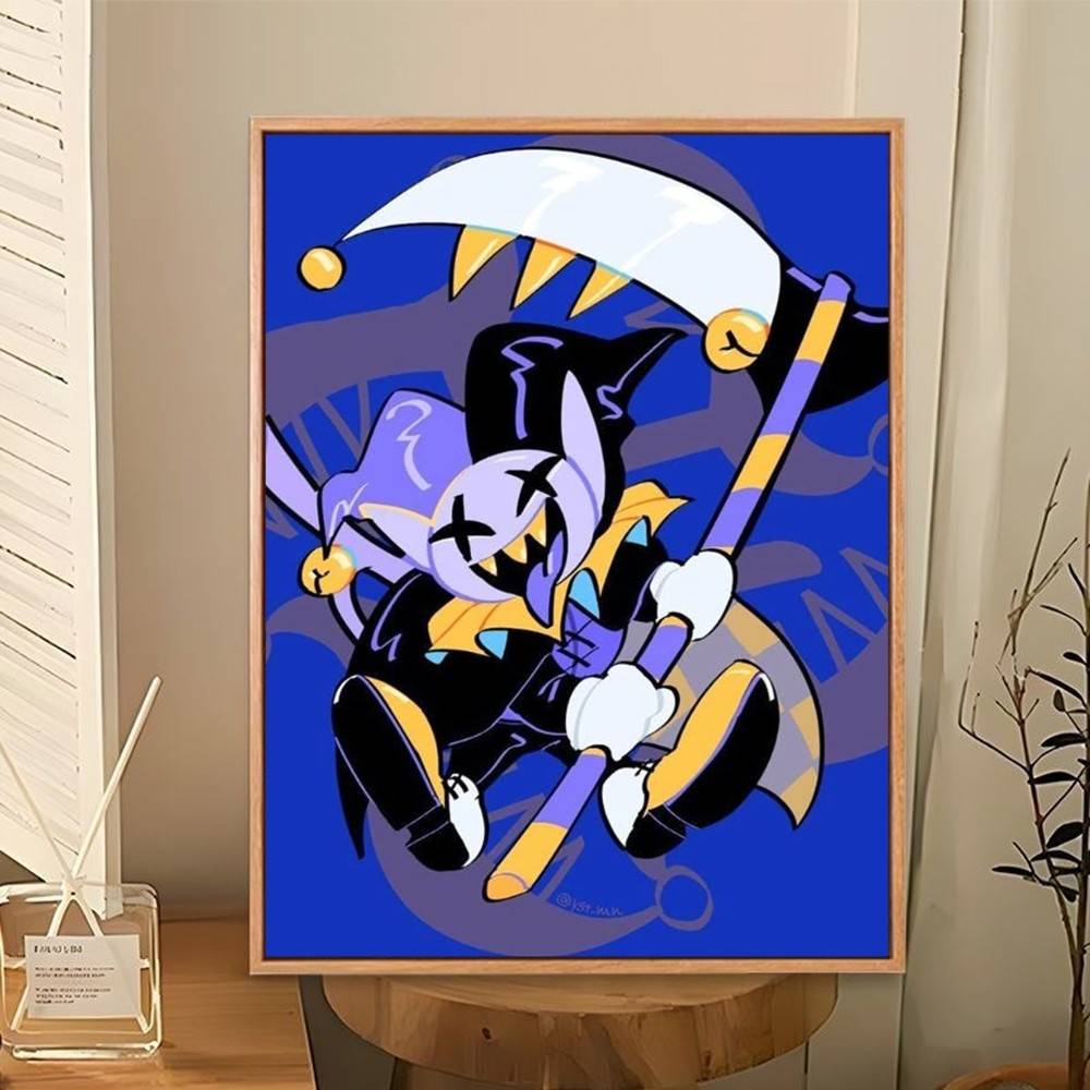 Broche D-Deltarune Jevil, affi - Home Office Wallpaper avis et prix